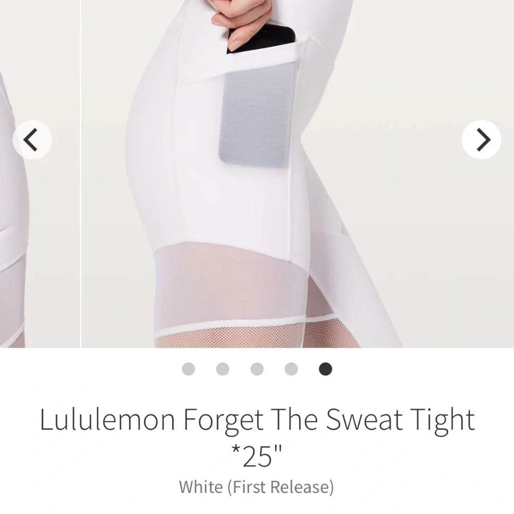 Lululemon Forget The Sweat Crop 25" - Picture 5 of 13